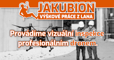 Provádíme vizuální inspekce dronem | Jakubion.cz - výškové práce